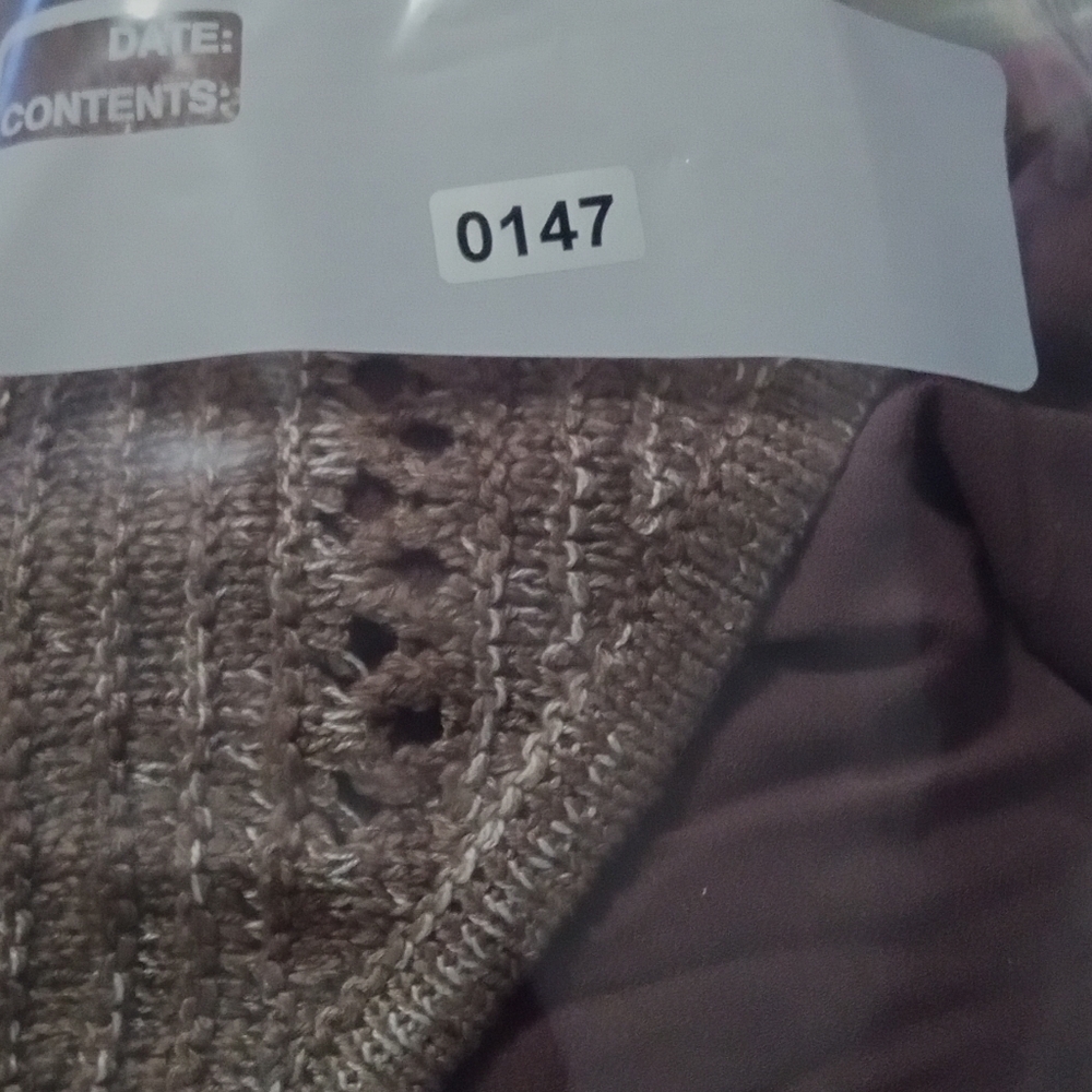 Maurices Brown and Cream Crew Neck Sweater - Picture 5 of 5